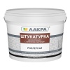 Штукатурка роллерная декоративная Лакра с эффектом «короеда» Белый 15кг Л-С