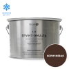 Грунт-эмаль по ржавчине 3 в 1 Elcon матовая коричневая 2кг (1/4)