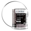 Грунт-эмаль по ржавчине 3 в 1 Белая Лакра 0,8кг Л-С (1/10) (0007591)