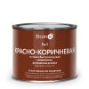 Грунт-эмаль по ржавчине 3 в 1 Elcon матовая красно- коричневая 0,4кг (1/24)